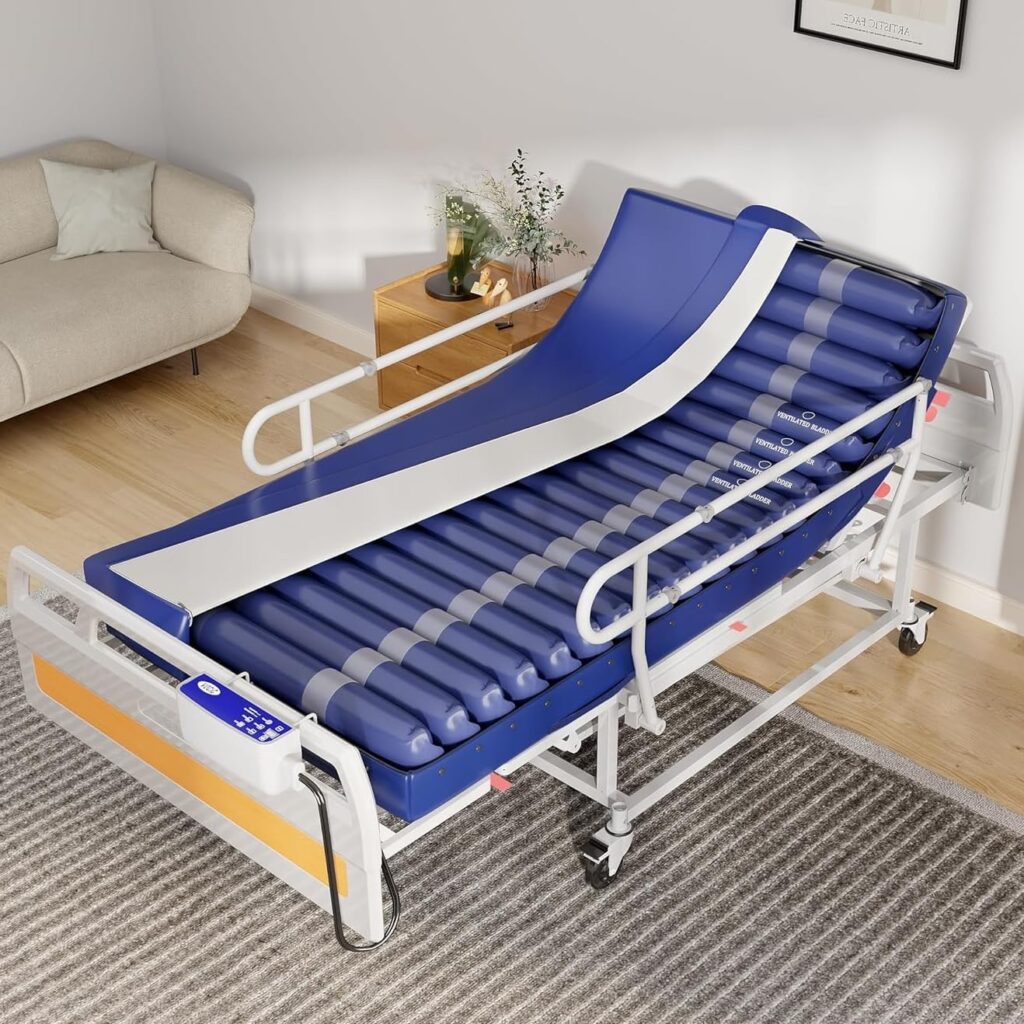 Comferlo V1 Bed for Pressure Ulcers | Alternating Air Pressure Mattress Pad | Hospital Bed Sore Prevention System