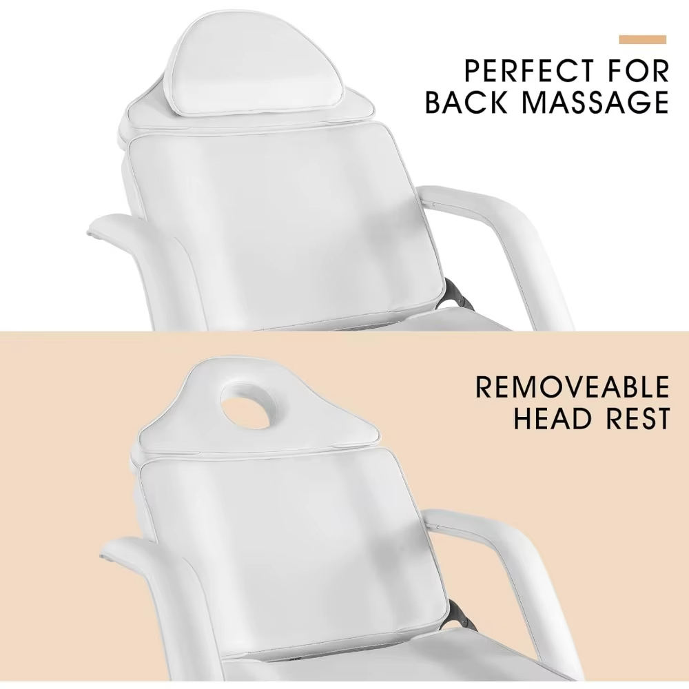 White electric massage table perfect for everything