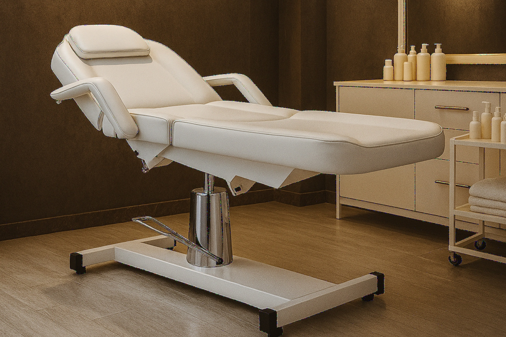 adjustable massage tables displayed on homepage